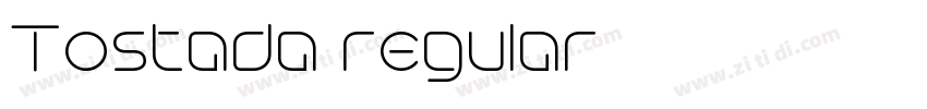 Tostada regular字体转换